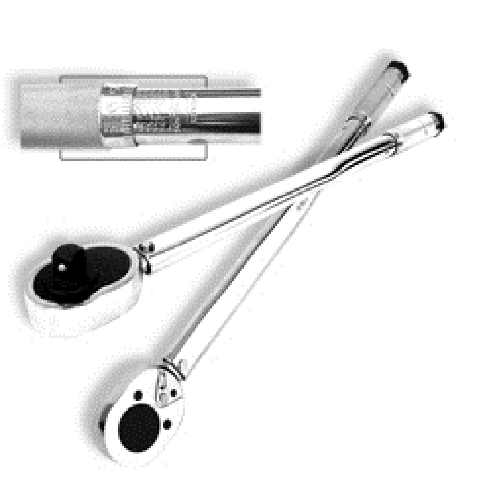 3/8" Drive Adjustable Torque Wrench 10-80 ft/lb Pound W/ Case