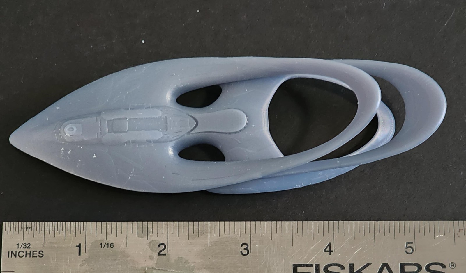 1/2500 scale Orville Exploratory class Starship 3d printed resin model