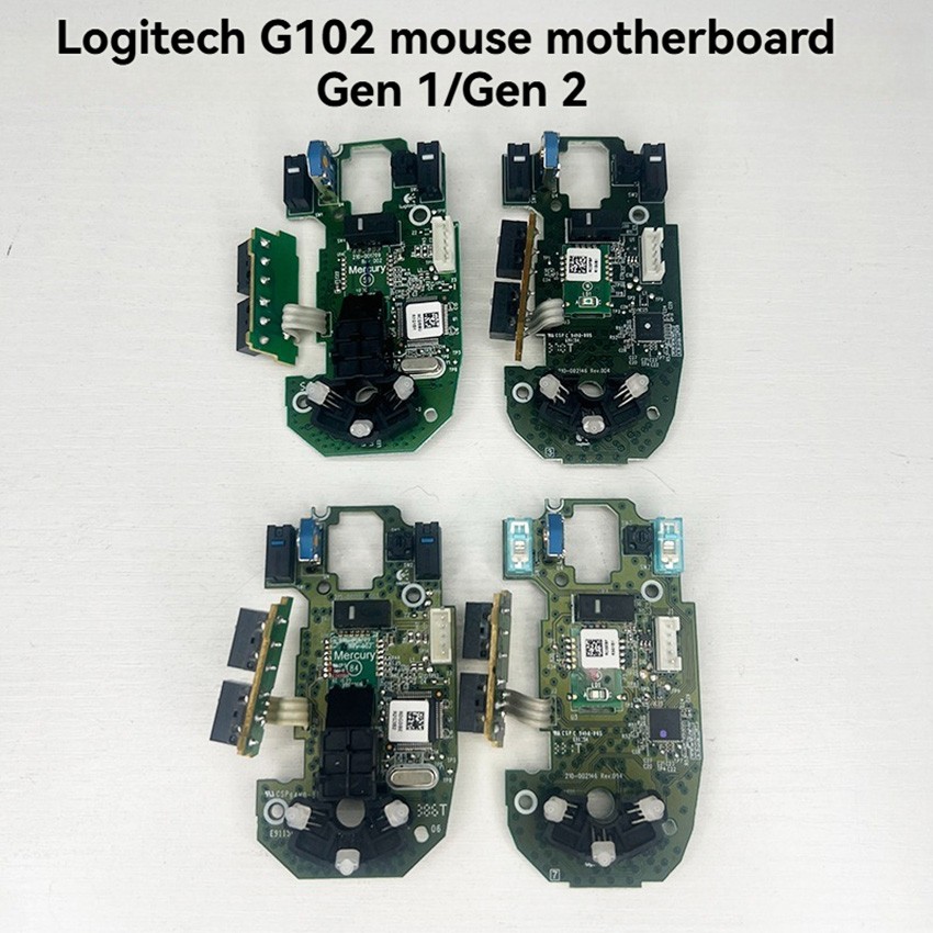 Mouse Motherboard TTC Dust-Proof Gold Encoder for Logitech G102 Gen 1/Gen 2