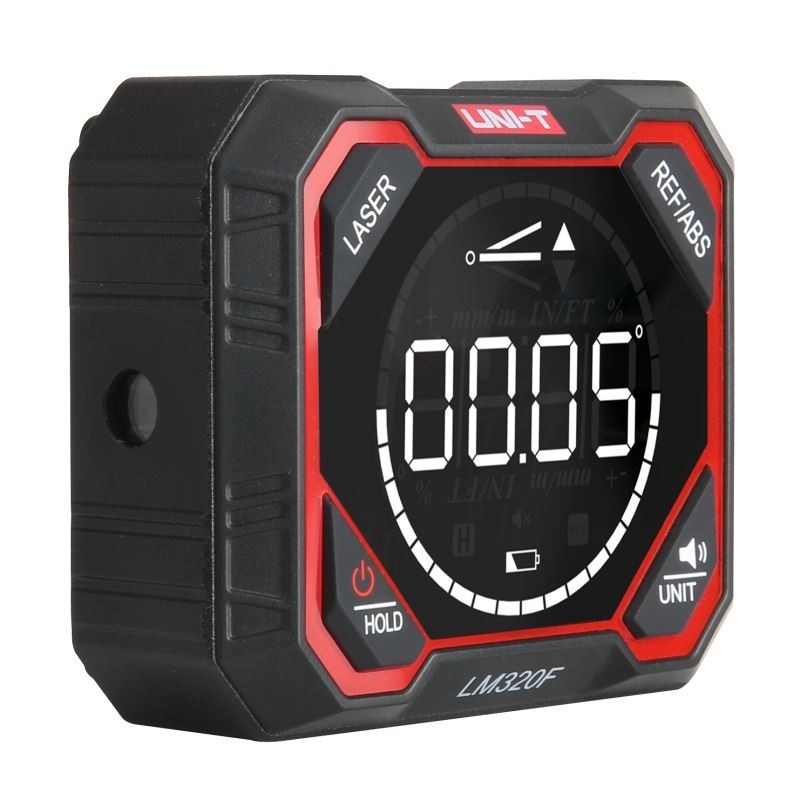 UNI-T Angle Meter, 4×90° Li-ion Battery, Three-side lasers, Three-Side magnets