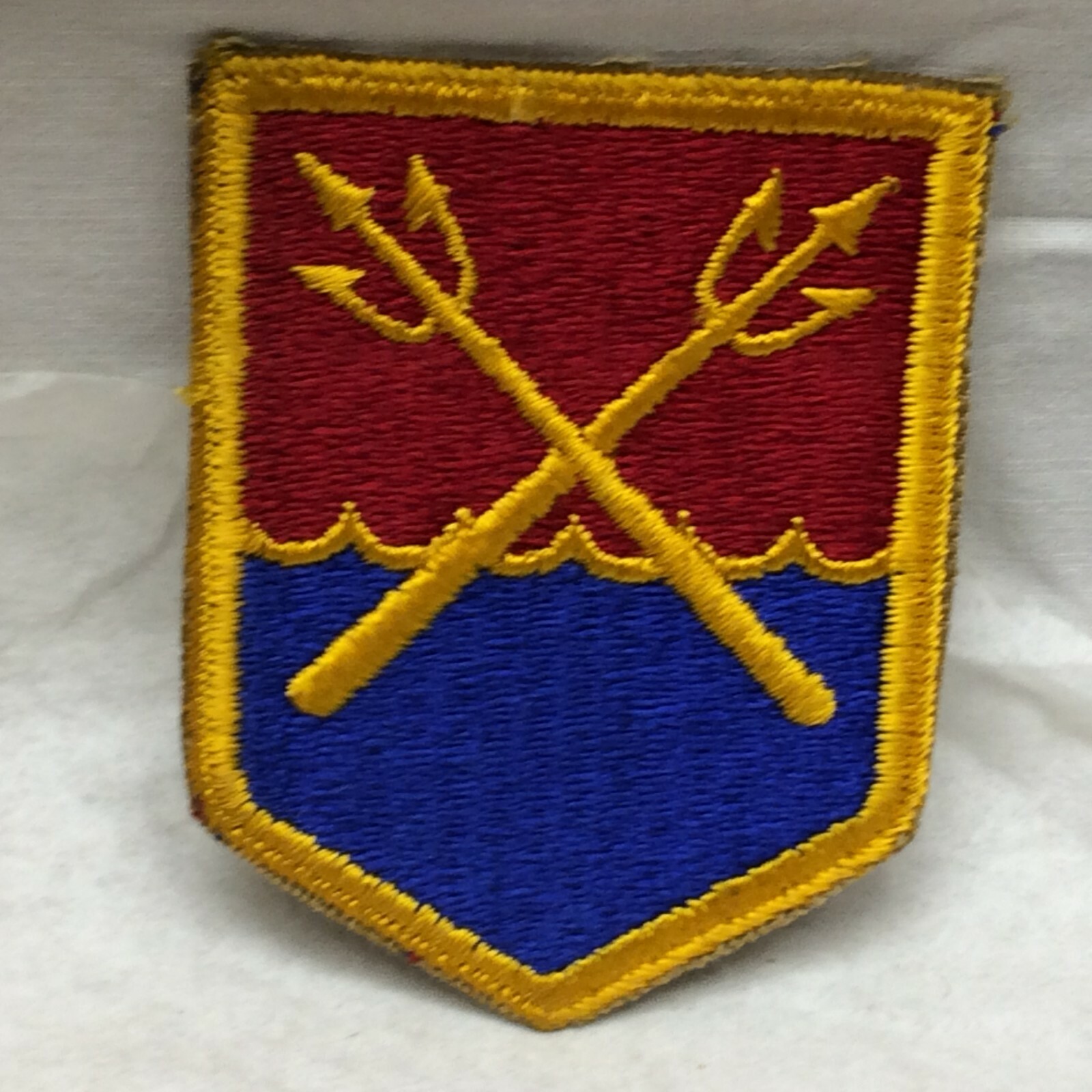 Vintage Military Patch Eastern Defense Command app 2 3/16" x 3" variant