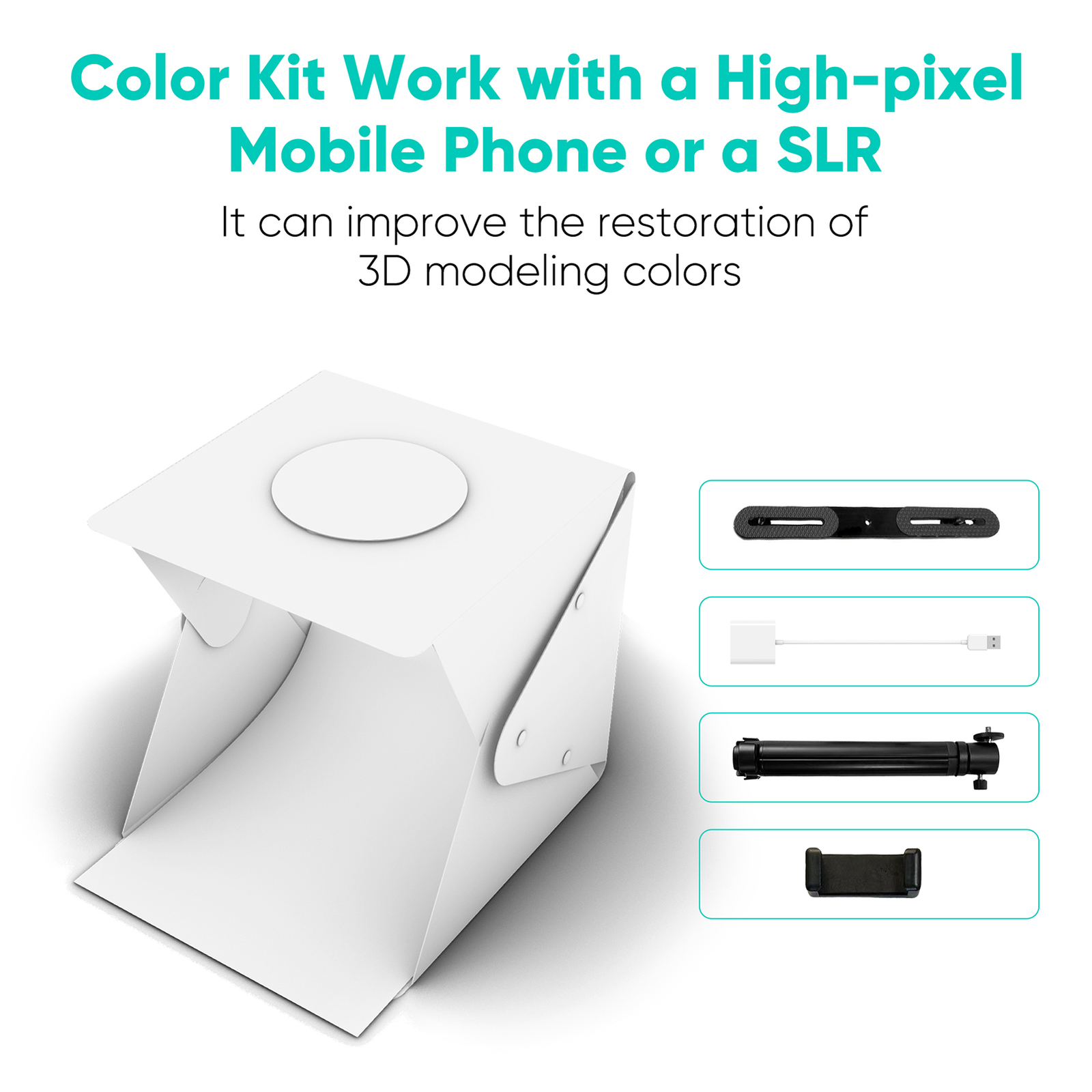 3DMakerpro Mole 3D Scanner Luxury Compatible with Win11/10/MacOS 11/12 Grey R8H8