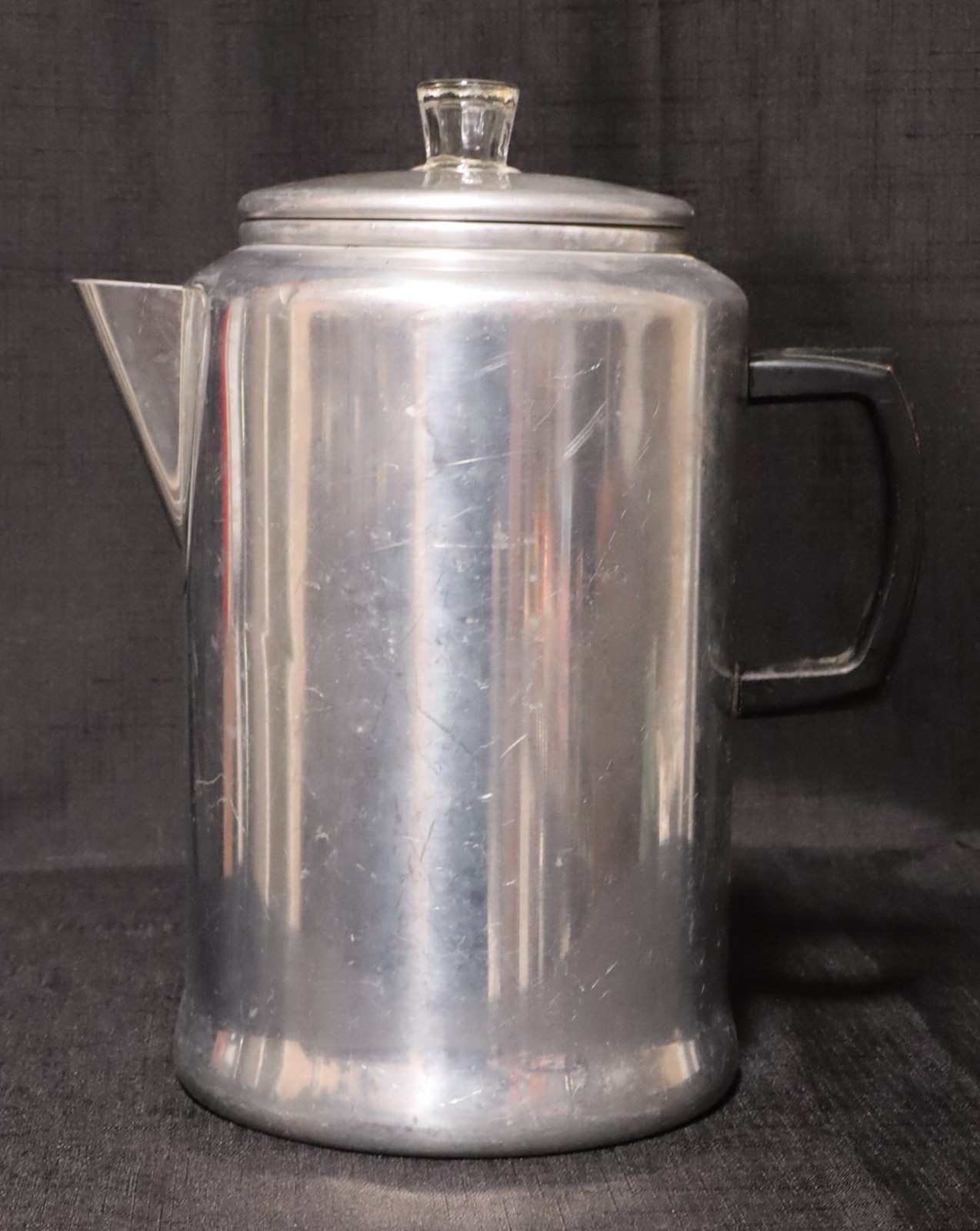 Vintage  Aluminum  20-Cup Coffee Percolator Camping Stovetop