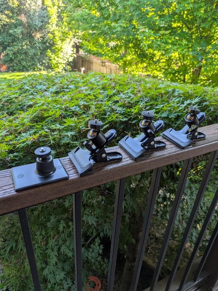 Universal Ball Head Clamp Mount Lot 5pc SteamVR Camera 1/4 Screw