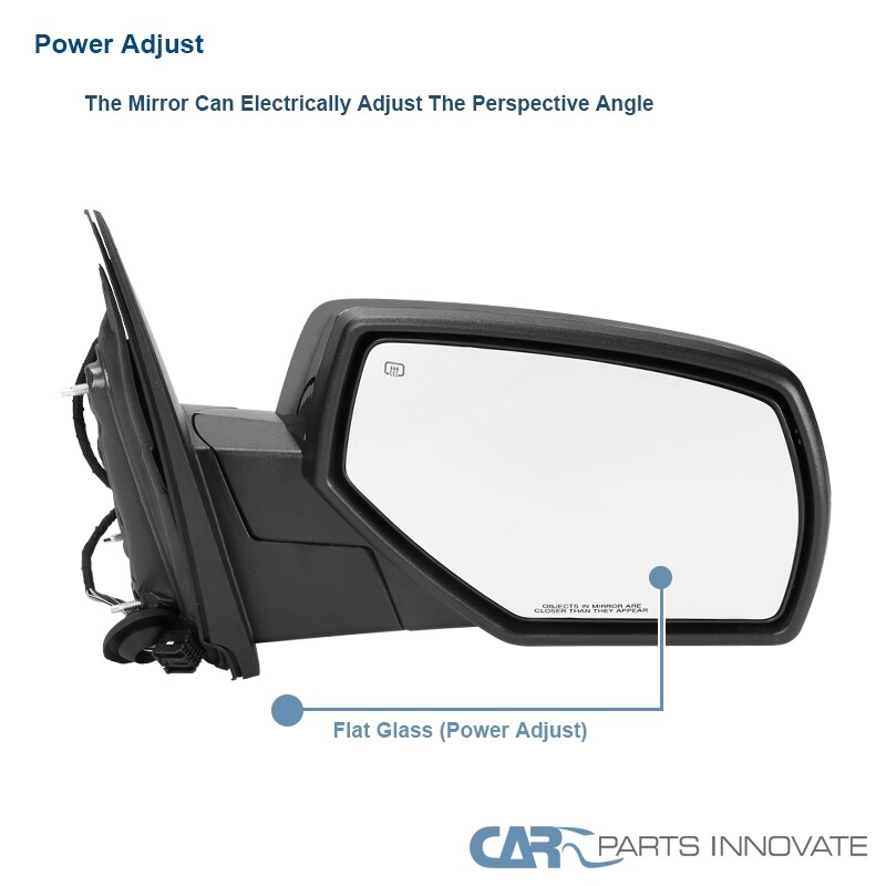 Right Side Mirror Fits 2014-2018 Chevy Silverado Sierra Power Heated+Puddle View