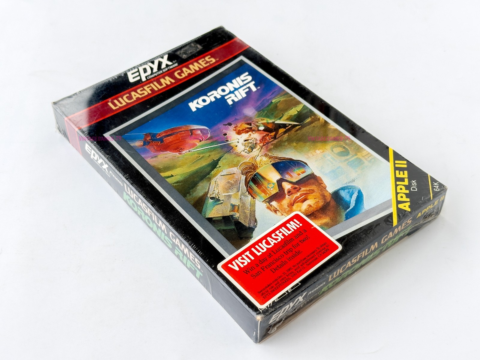 Koronis Rift - Epyx/Lucasfilm Games - 1985 / Apple II - Sealed