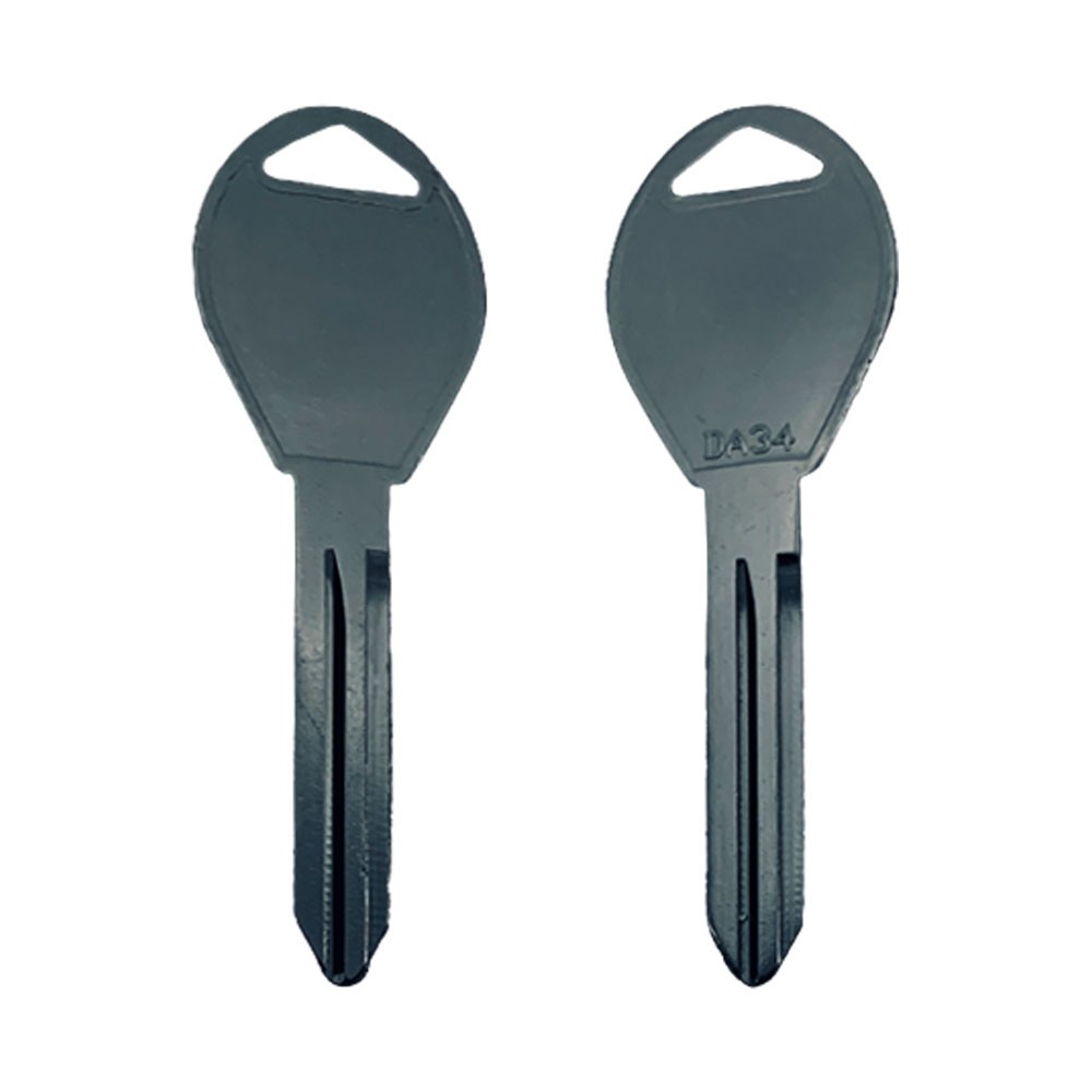 DA34 TITANIUM BLACK / DA34 / X237 Key Blank Nickel
