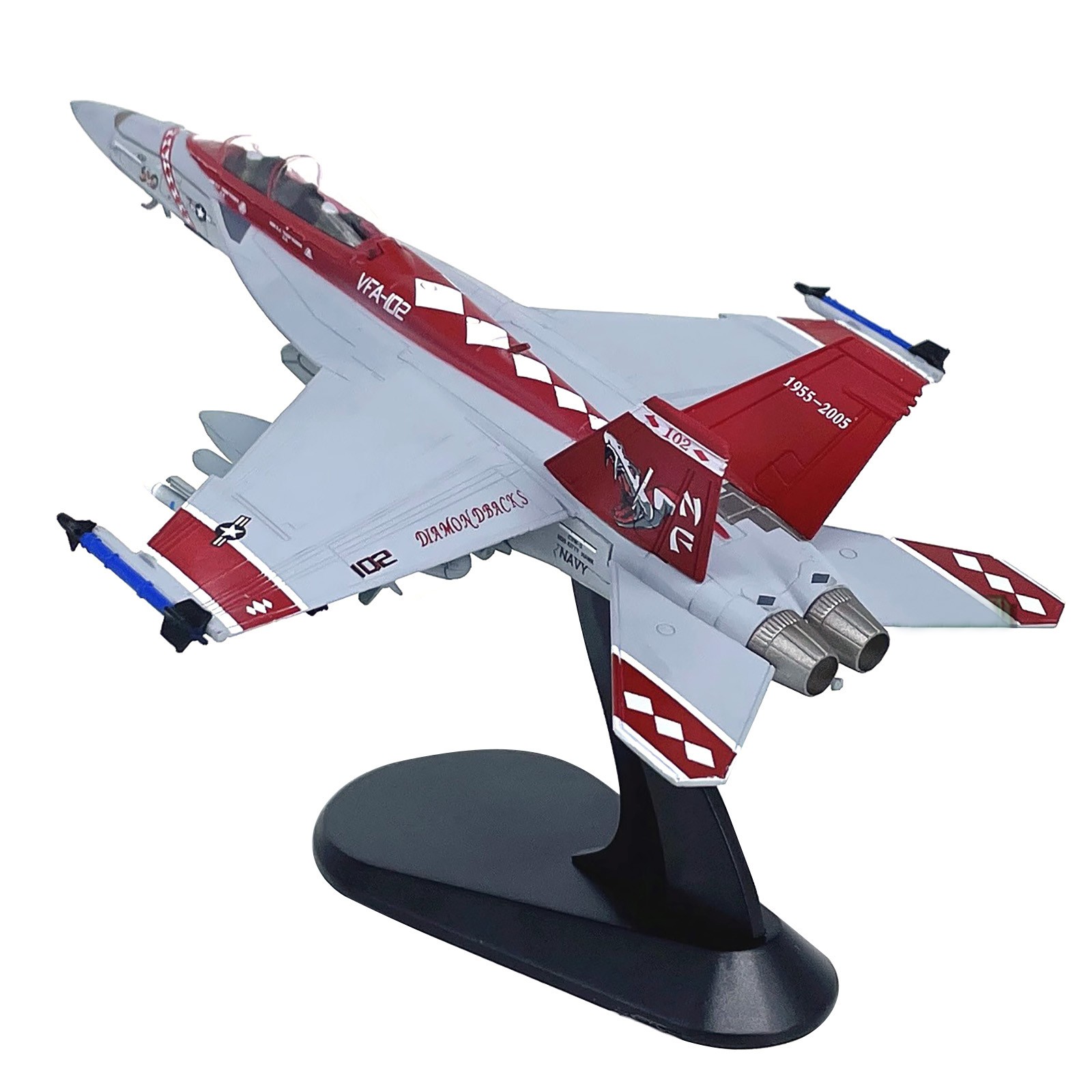 F/A-18 Super Hornet Strike Fighter VFA-102 Diamondbacks Model Plane