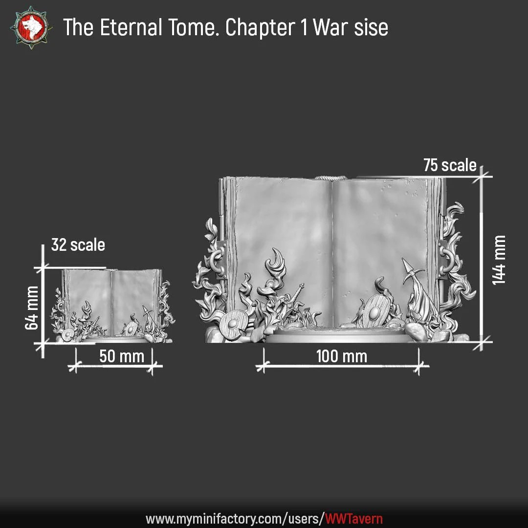 The Eternal Tome - PLA 3D Printed Terrain