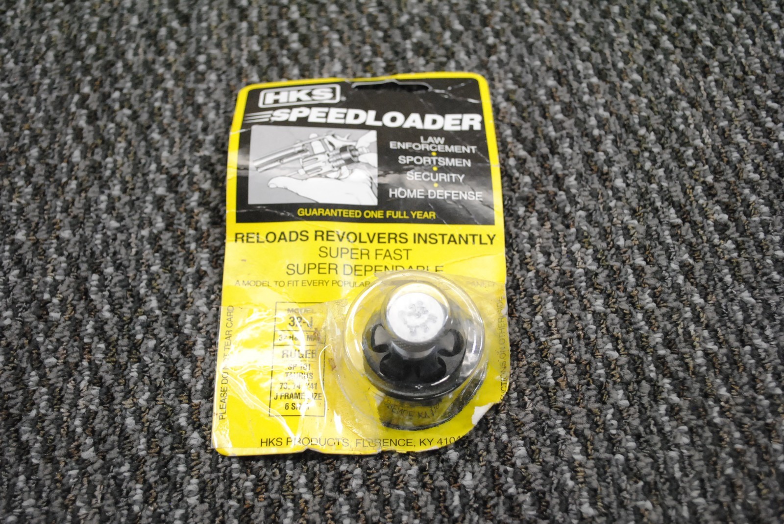 HKS 32J Speed Loader for 32 H&R Mag Ruger SP101*Taurus 73/74*S&W J Frame 6 shot