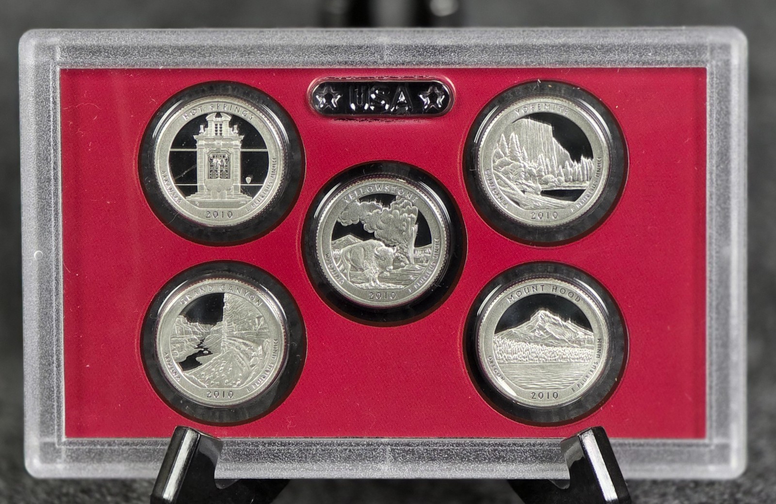 2010 Silver Proof Set U.S. Mint OGP and COA - 14 coins