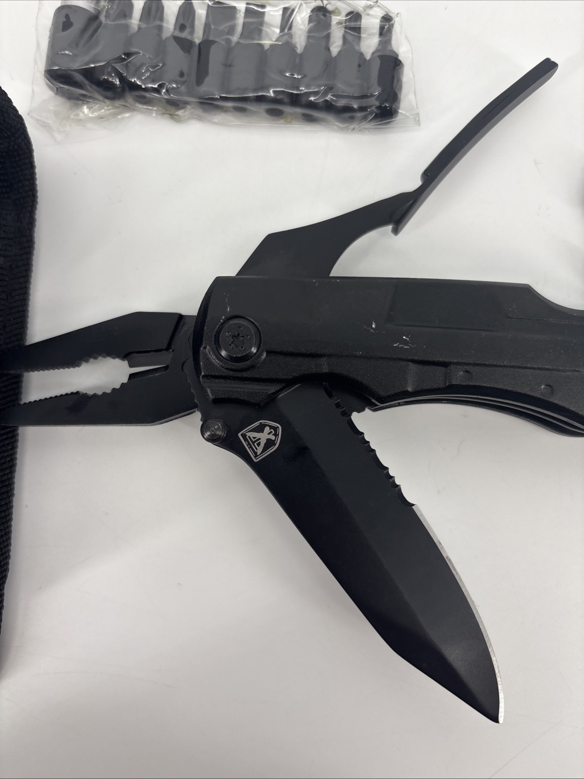 Stealth Field Tool Protection Group Knife/ Multitool. Sheath Included! New Bits!