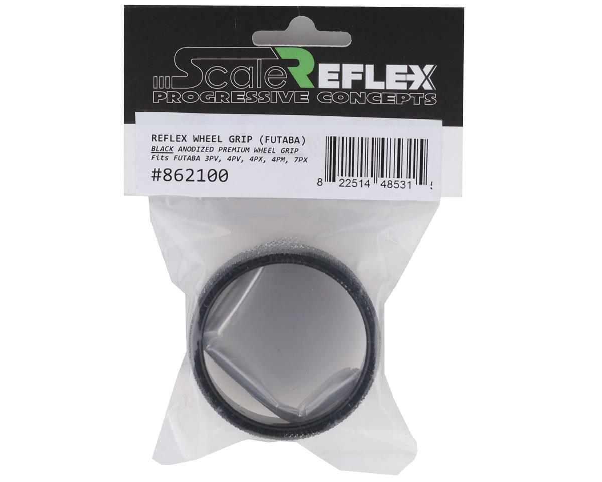 Scale Reflex Aluminum Futaba Wheel Grip (Black) [SRF862100]