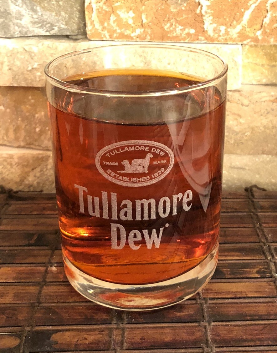 TULLAMORE Collectible Whiskey Glass 8 Oz