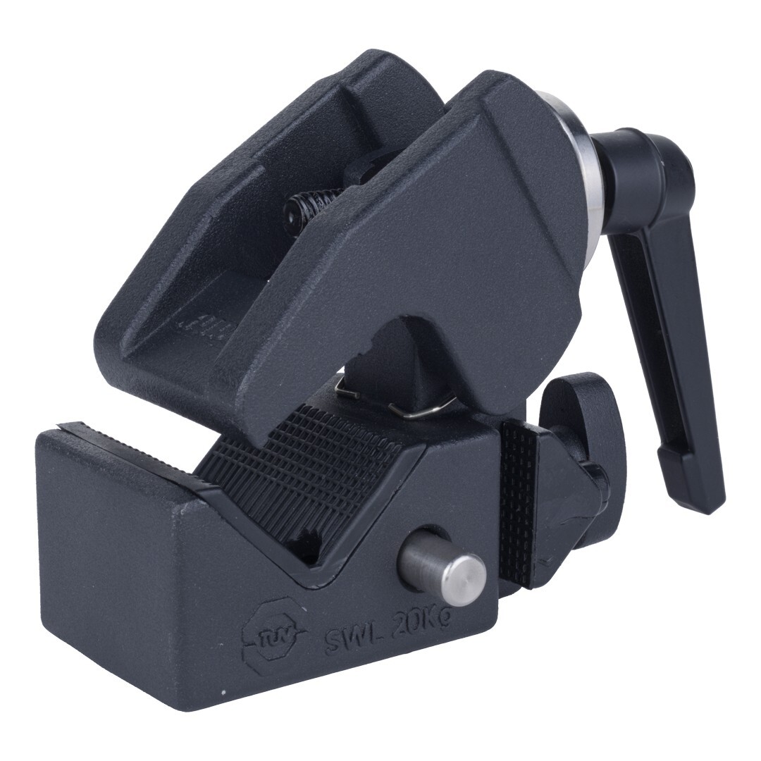 Kudo KG701511 Convi Clamp W/Adjustable Handle, Black *Excellent*