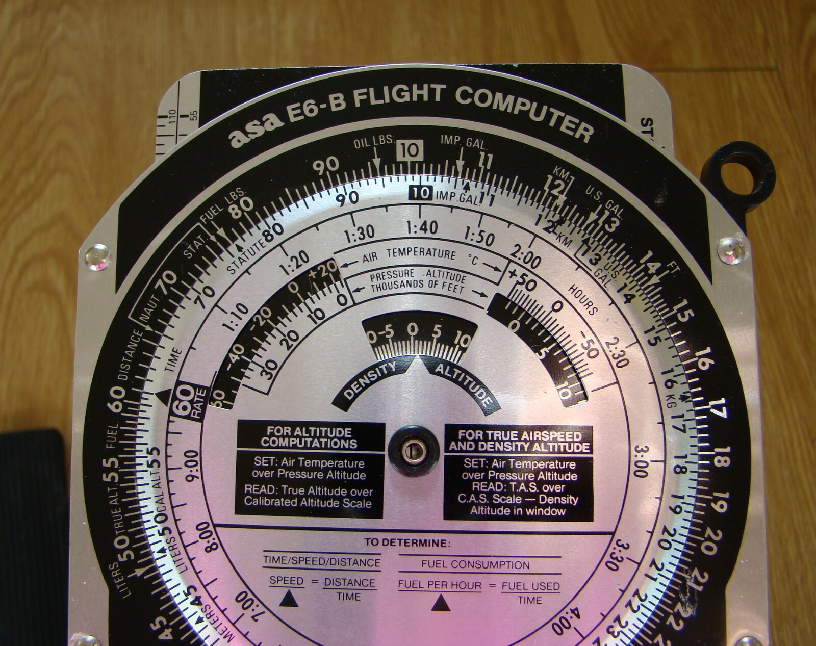 ASA E6-B Flight Computer + Manual Private Aircraft Tool flying