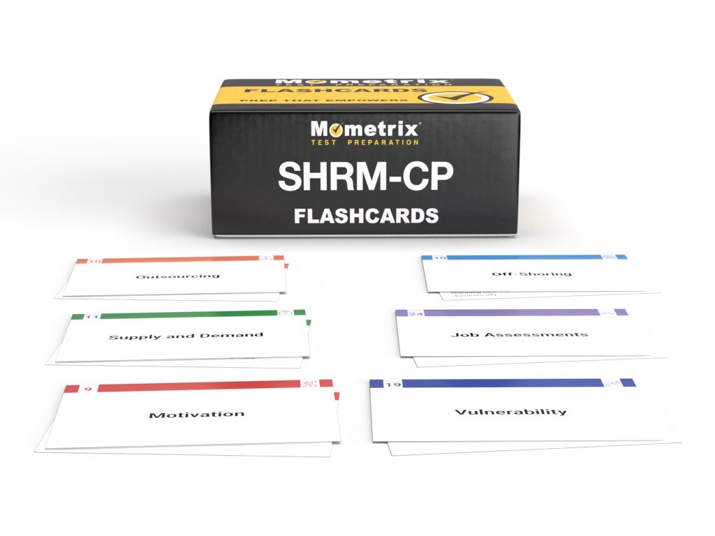 SHRM CP Exam Prep Study Cards (boxed)