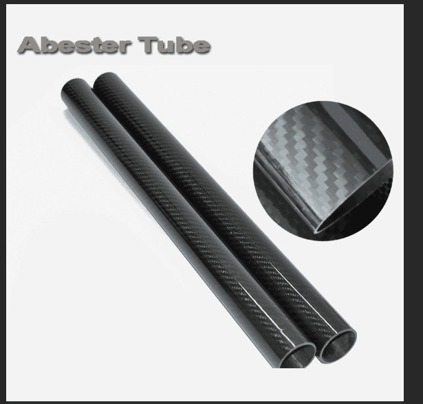 3K Carbon Fiber Tube 5 8 10 12 16 20 22 25 30 32 34 40 42 44 50 60mm x500mm Pipe
