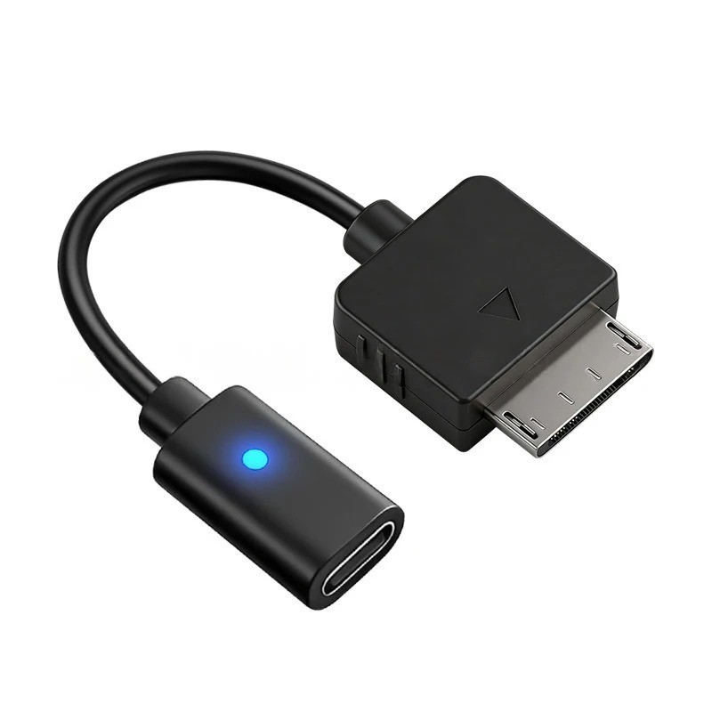 USB Type C to PSP Go Charging Data Cable LED Adapter Cord for Sony PSP Go