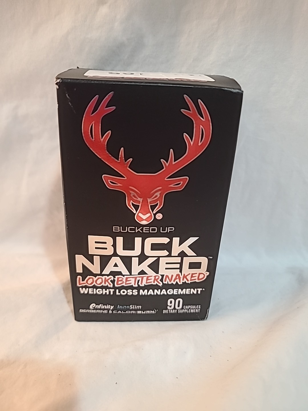 Bucked Up BUCK NAKED Weight Loss Management 90 Caps Exp 7/27