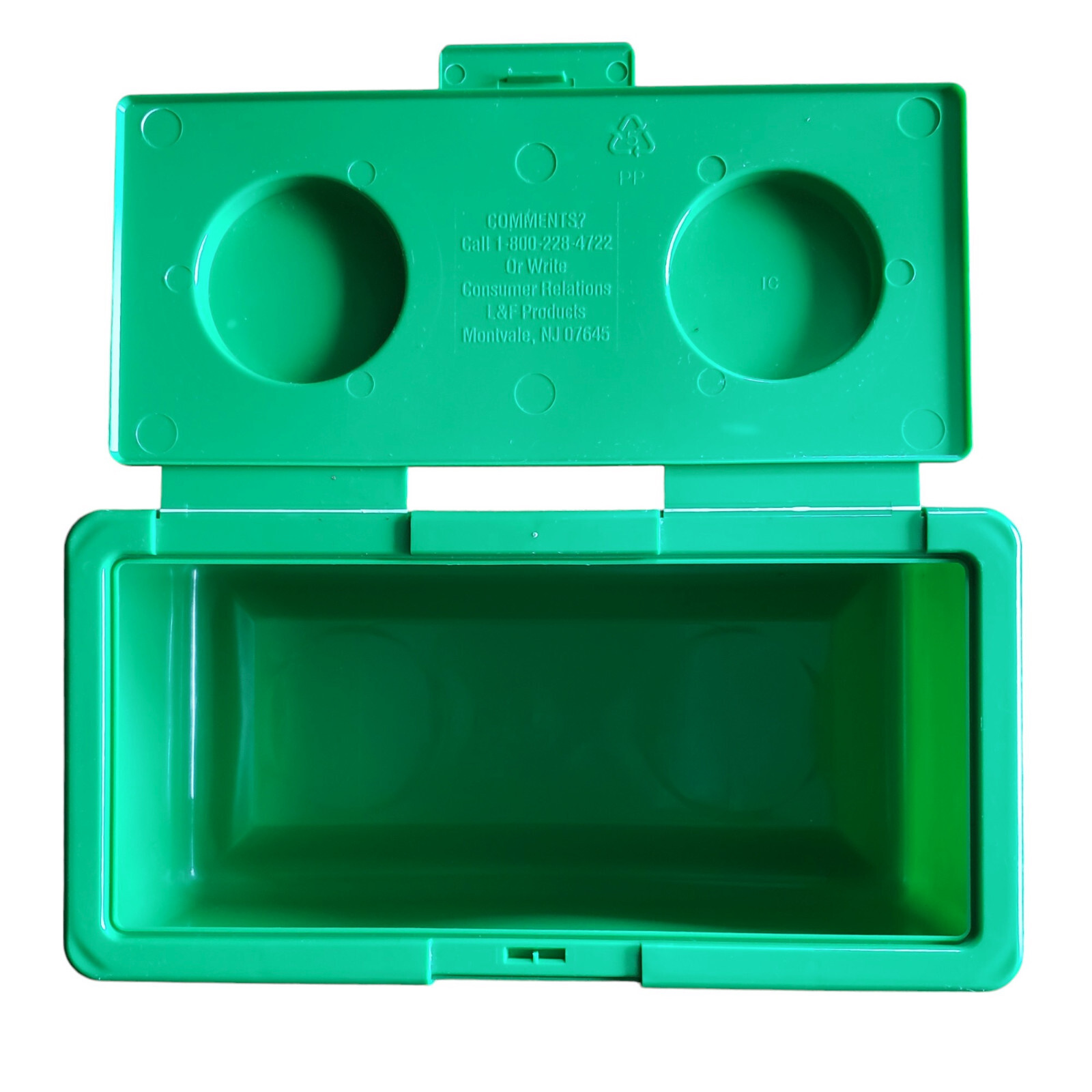 Chubs Baby Wipes Stackable Green Storage Container Empty Building Block Vintage