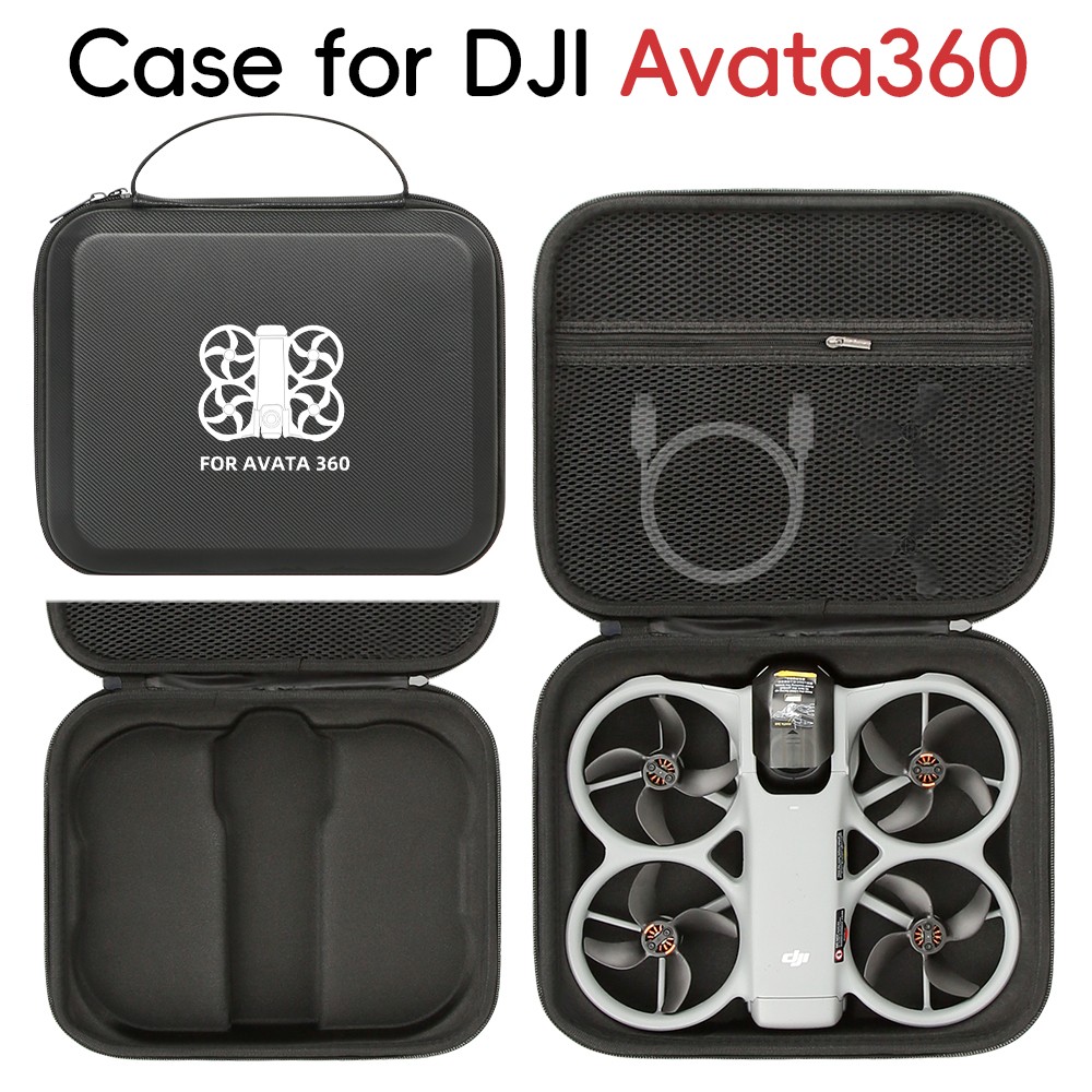 PU Carrying Case Portable Handbag for DJI Avata 360 Drone