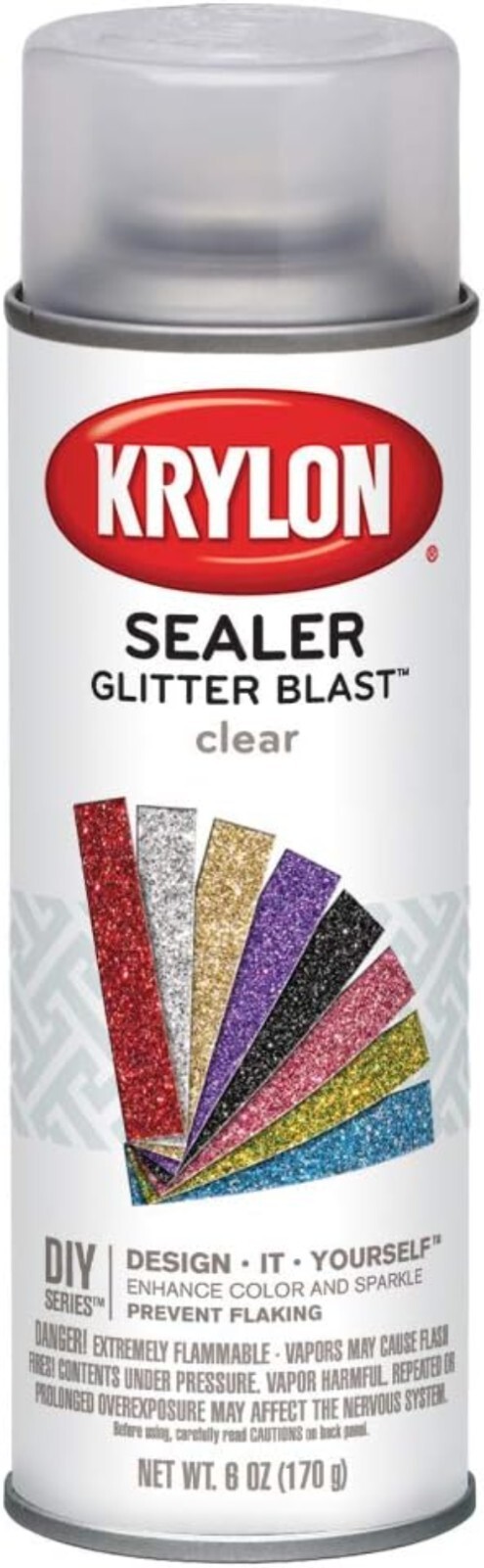 Ultimate Clear Sealer Spray For Glitter Projects - 6 Oz., Fast-Drying Formula
