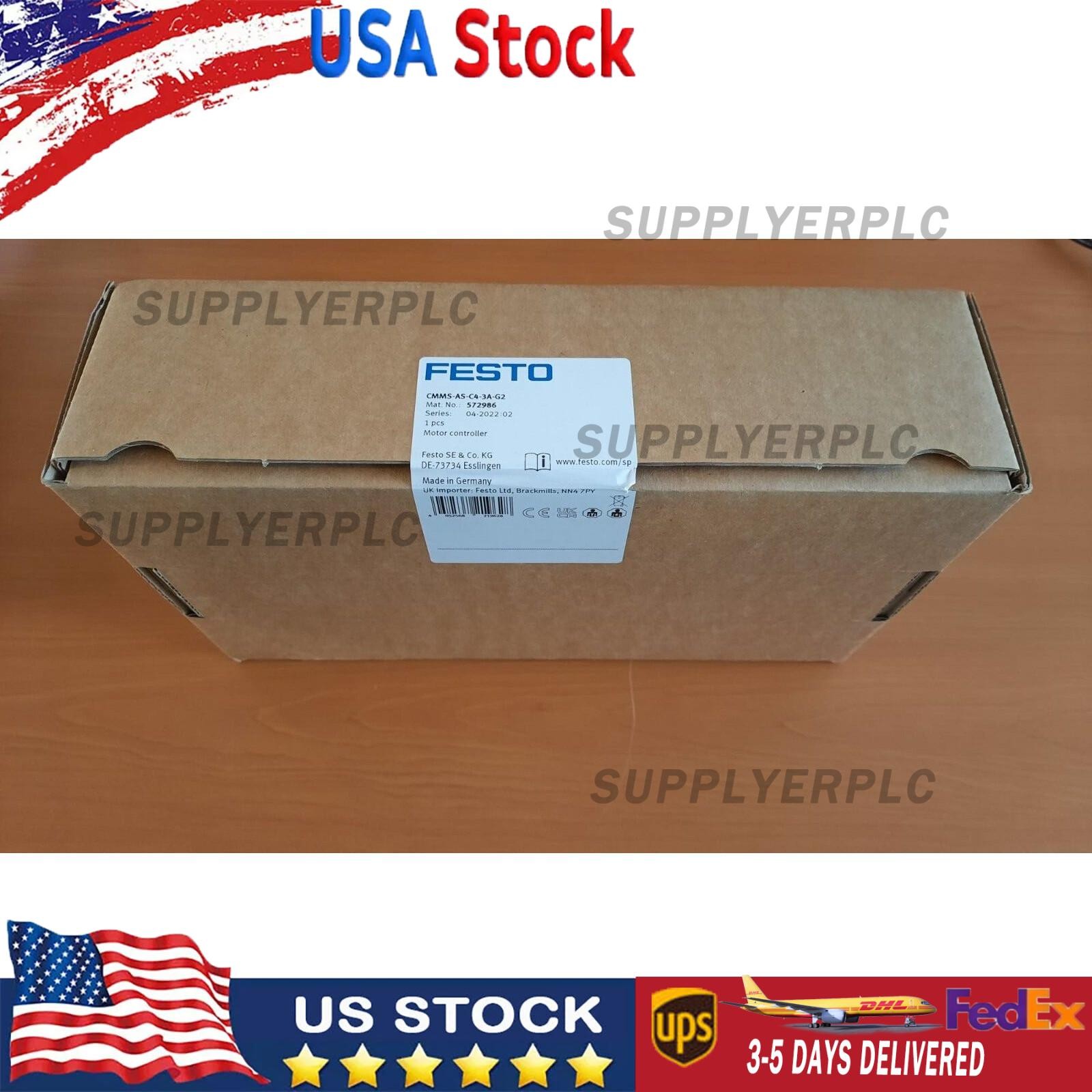 US FREE TAX NEW Festo CMMS-AS-C4-3A-G2 572986 Motor Controller