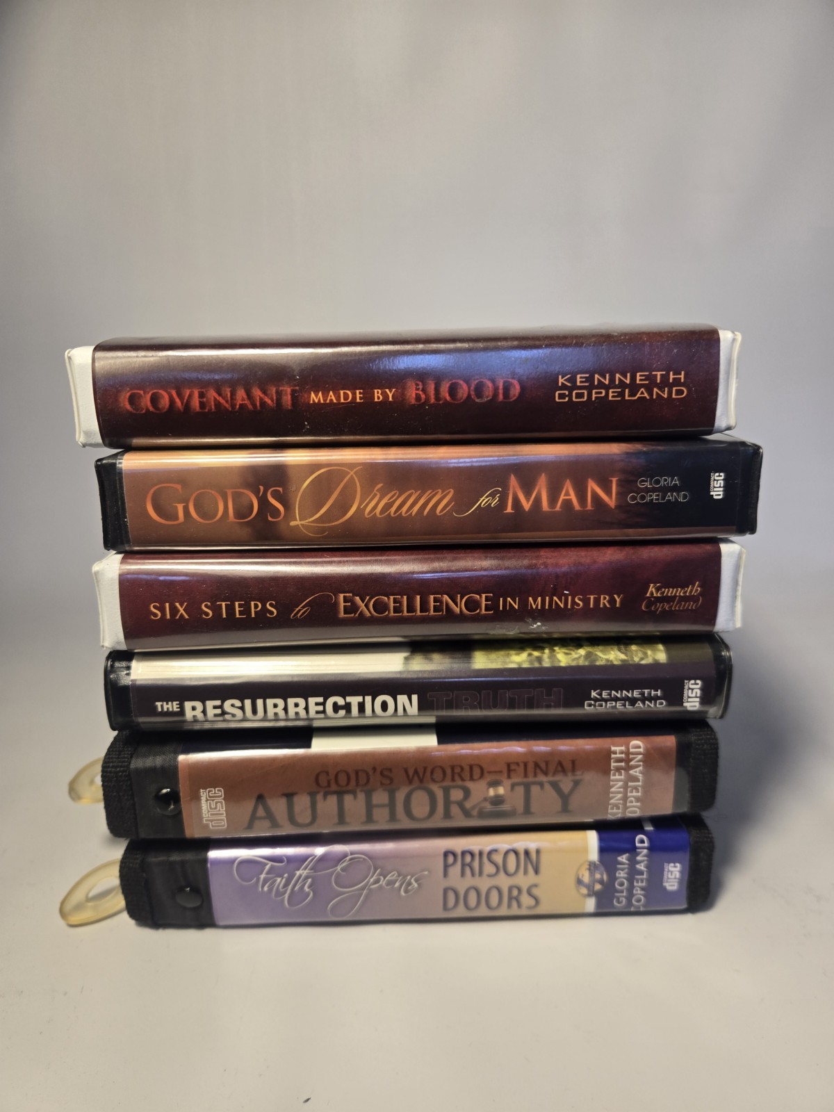 Kenneth Copeland & Gloria Copeland CD Set - Covenant Made by Blood, Faith Opens…