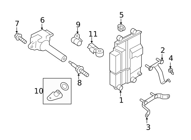 Genuine Subaru Ecm 22765AU31C