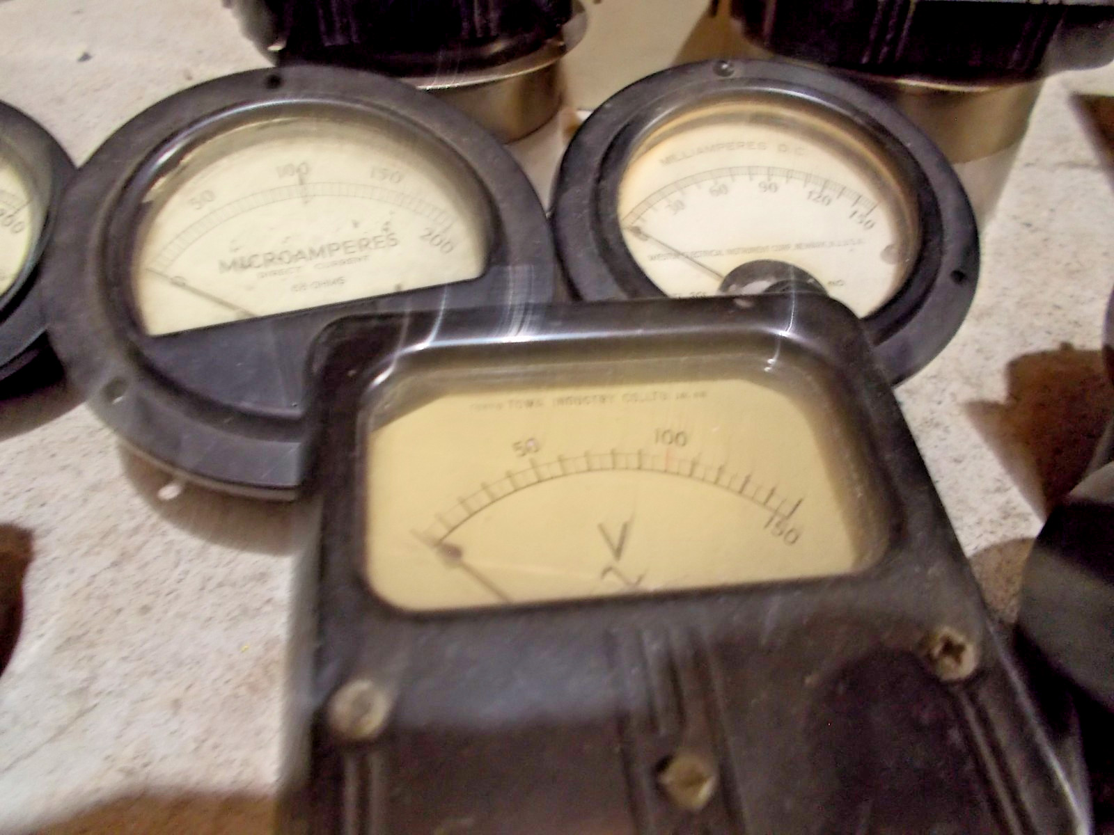 Vintage Panel Meter Assortment