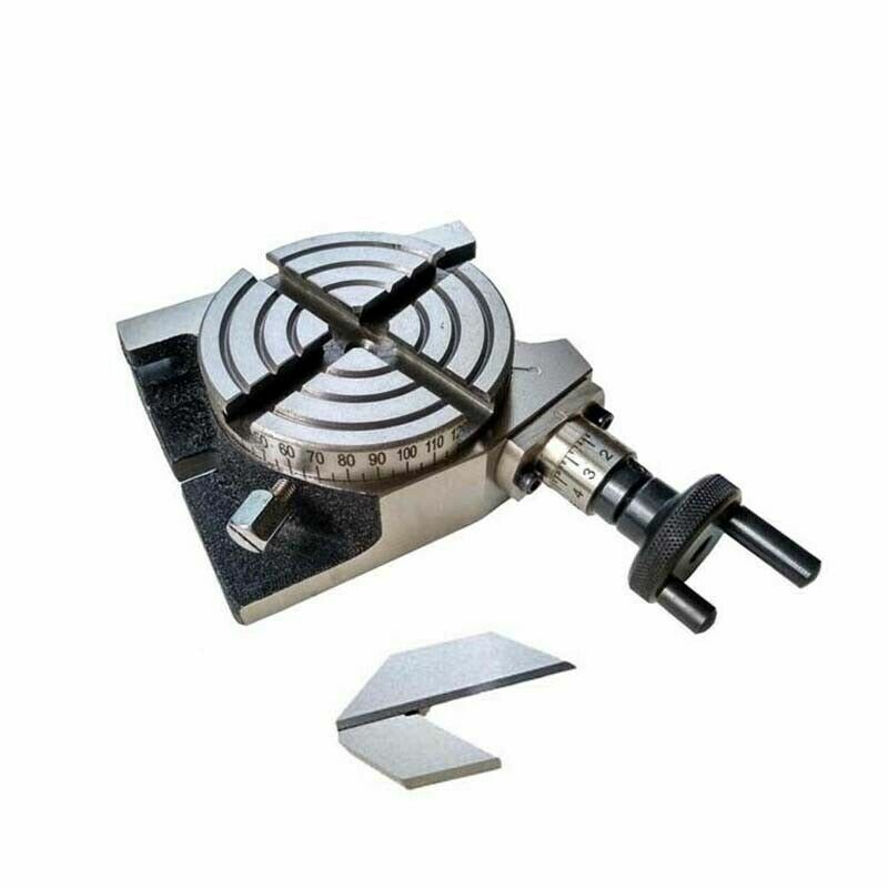 Rotary Table 80 mm 3 Inch Horizontal And Vertical With Center Square 3 Inch Reg