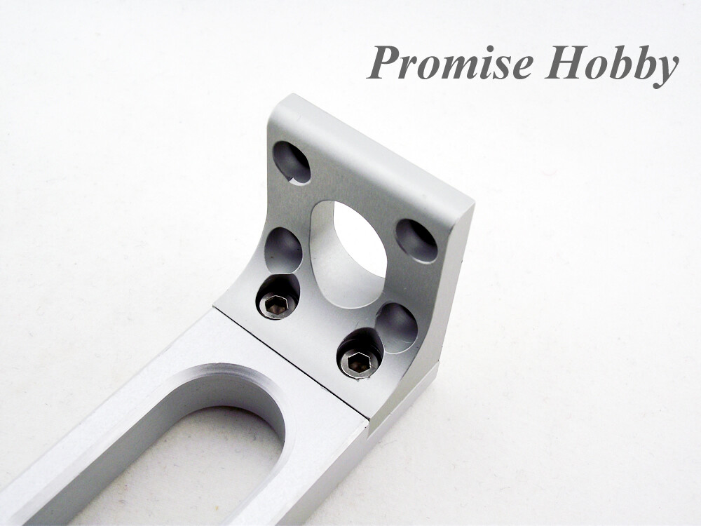 Extended Arm Alloy Rudder Dual Water Pickups for Gasoline Nitro Electric RC Boat