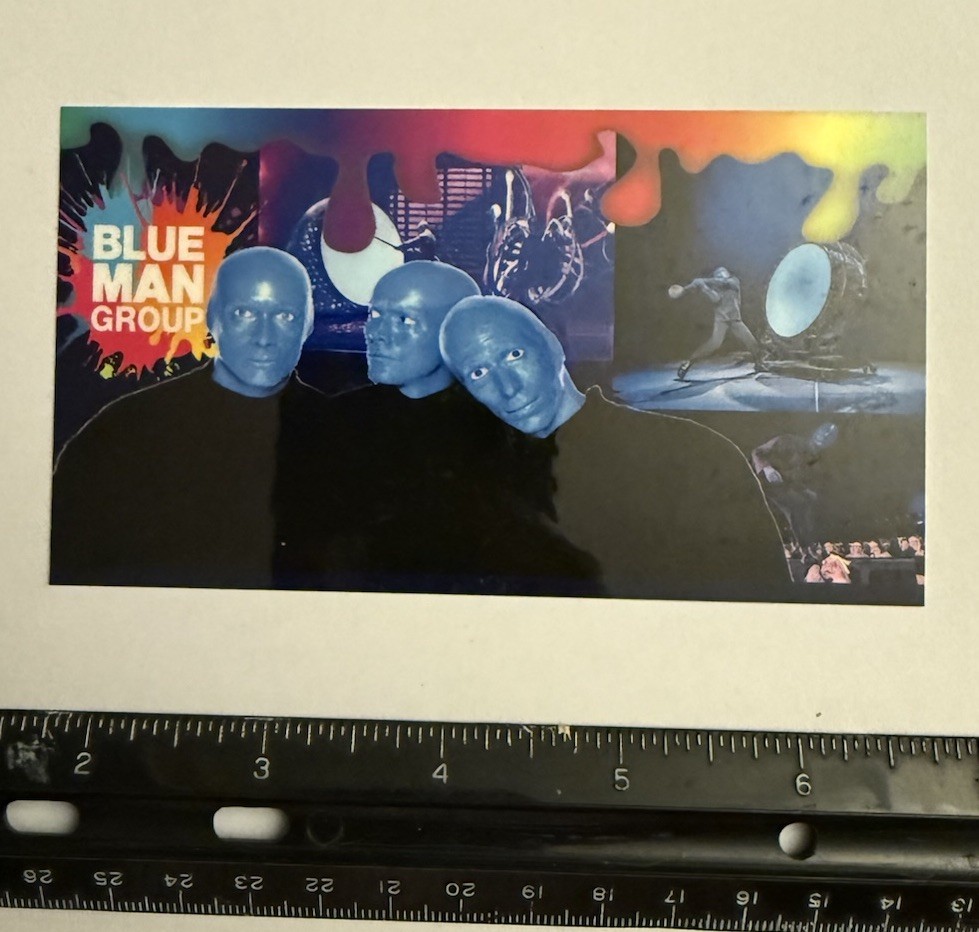 BLUE MAN GROUP Luxor at Las Vegas Refrigerator Magnet