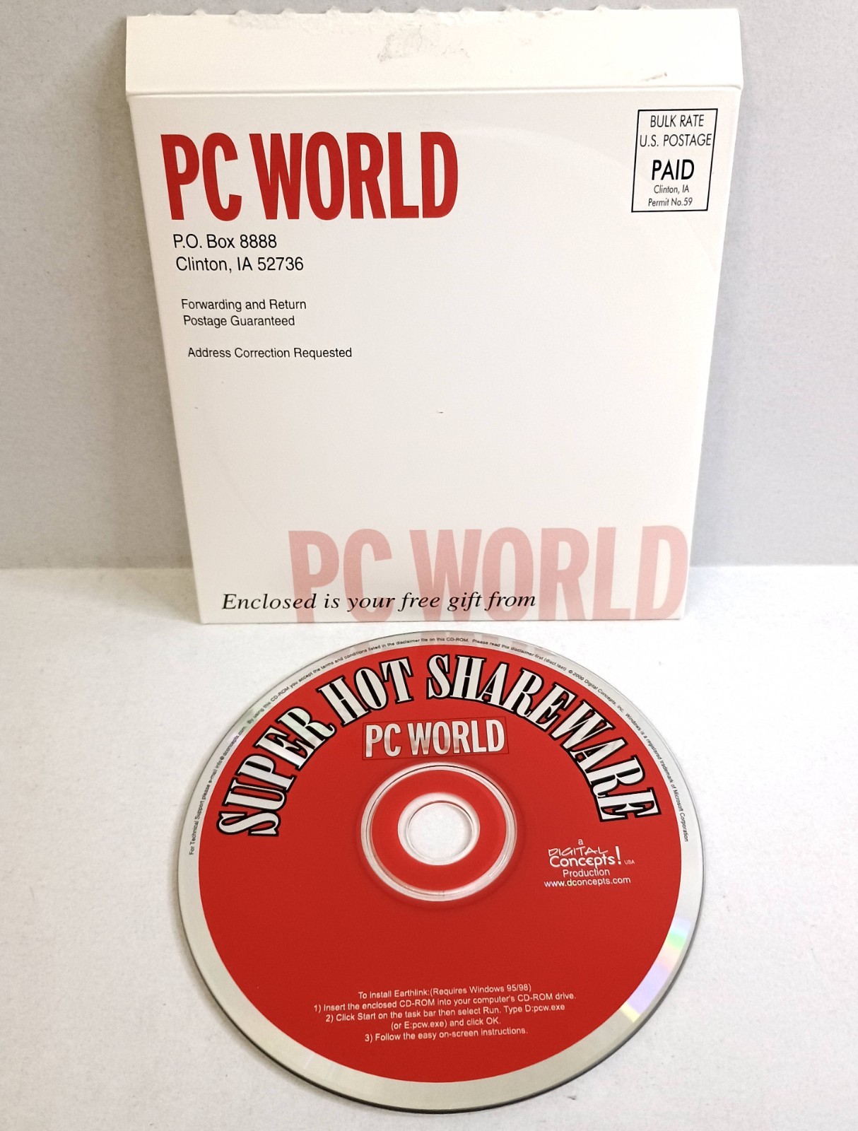 PC World Super Hot Shareware CD-ROM Vintage 2000 Digital Concepts