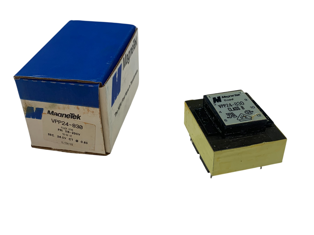 Magnatec VPP24-830 Laminated Power Transformer 24VA CT @ 830mA 115V-230V 50/80HZ