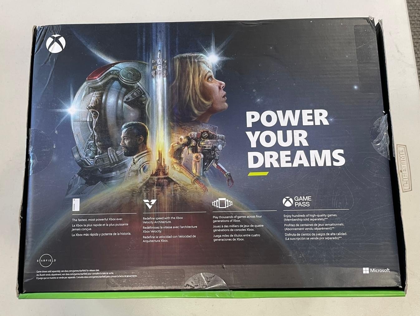 XBOX SERIES X EMPTY RETAIL REPLACEMENT BOX & INNER FOAM ONLY