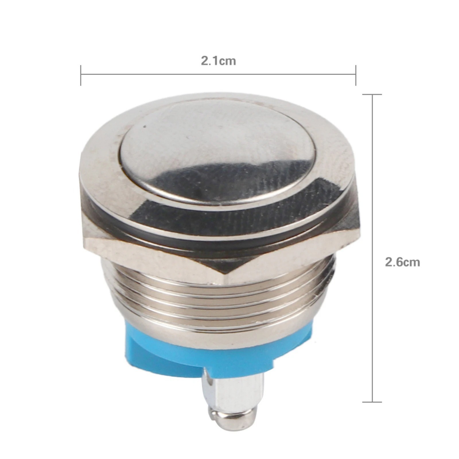 19mm Waterproof Metal Push Button Momentary Switch 12V Car Horn Engine Start
