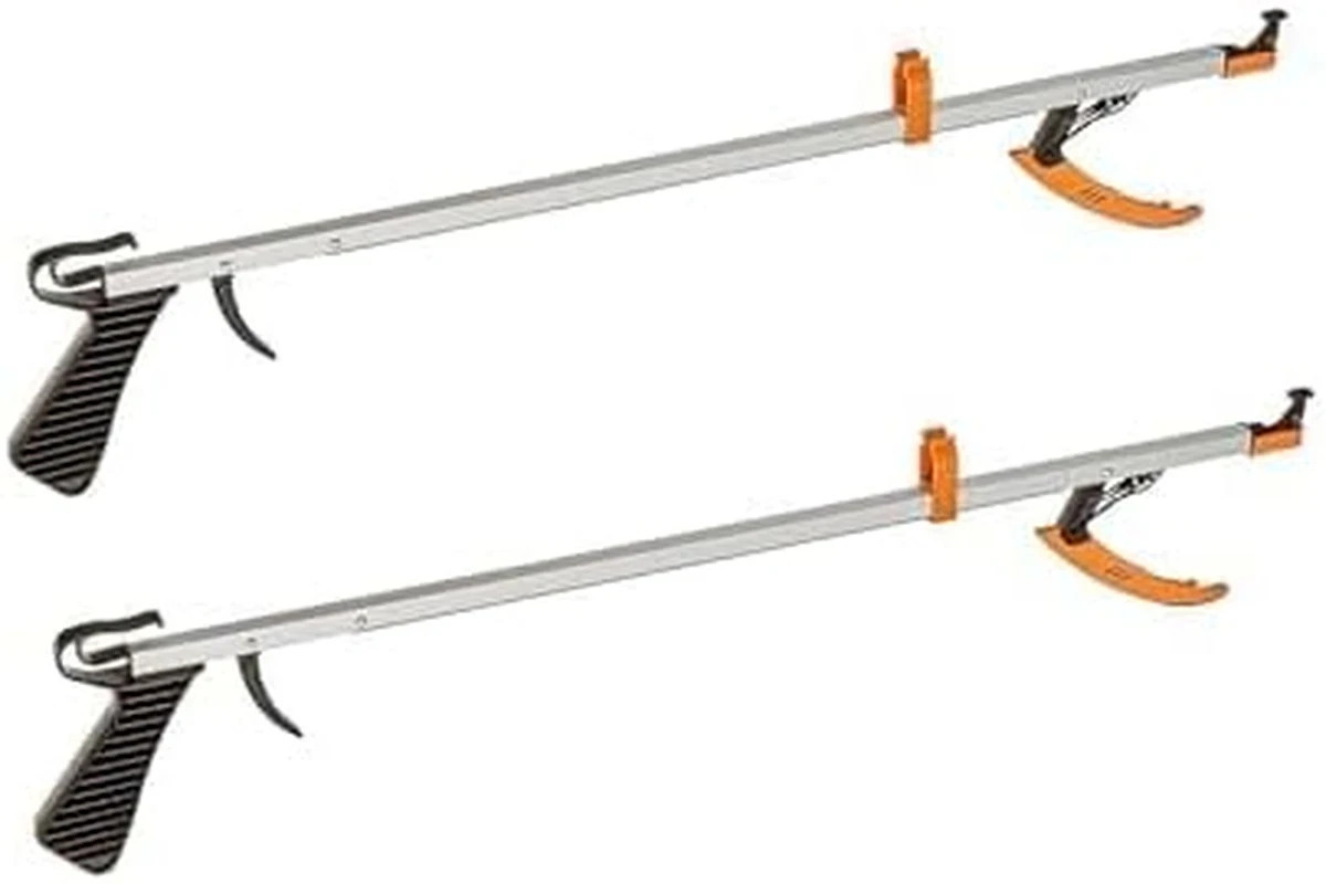 Health Reacher, Compact 15" Ergonomic Reaching Aid with Magnet, Portable 4.9 Oz.