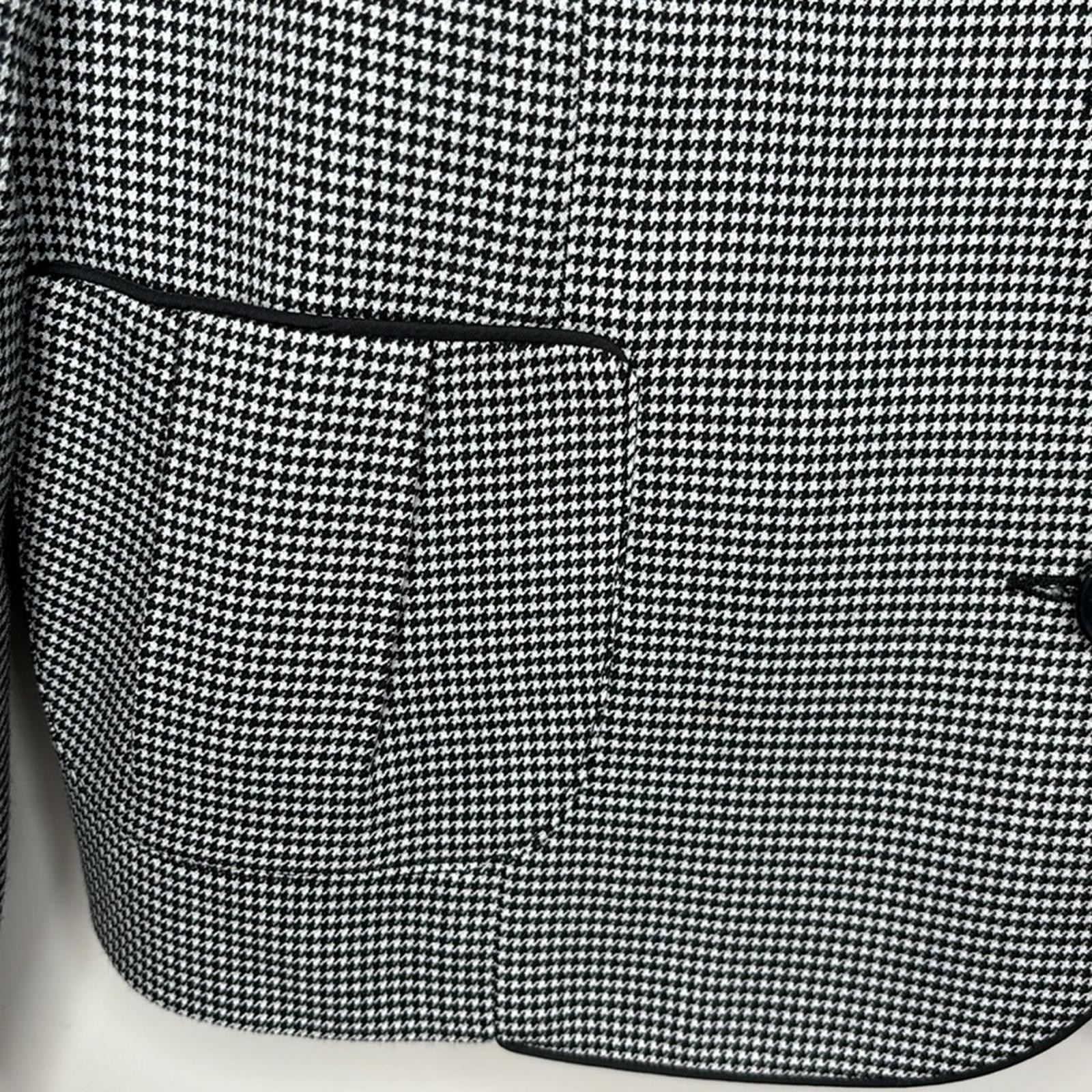 LINDOR Houndstooth Black & White Blazer - Size 16