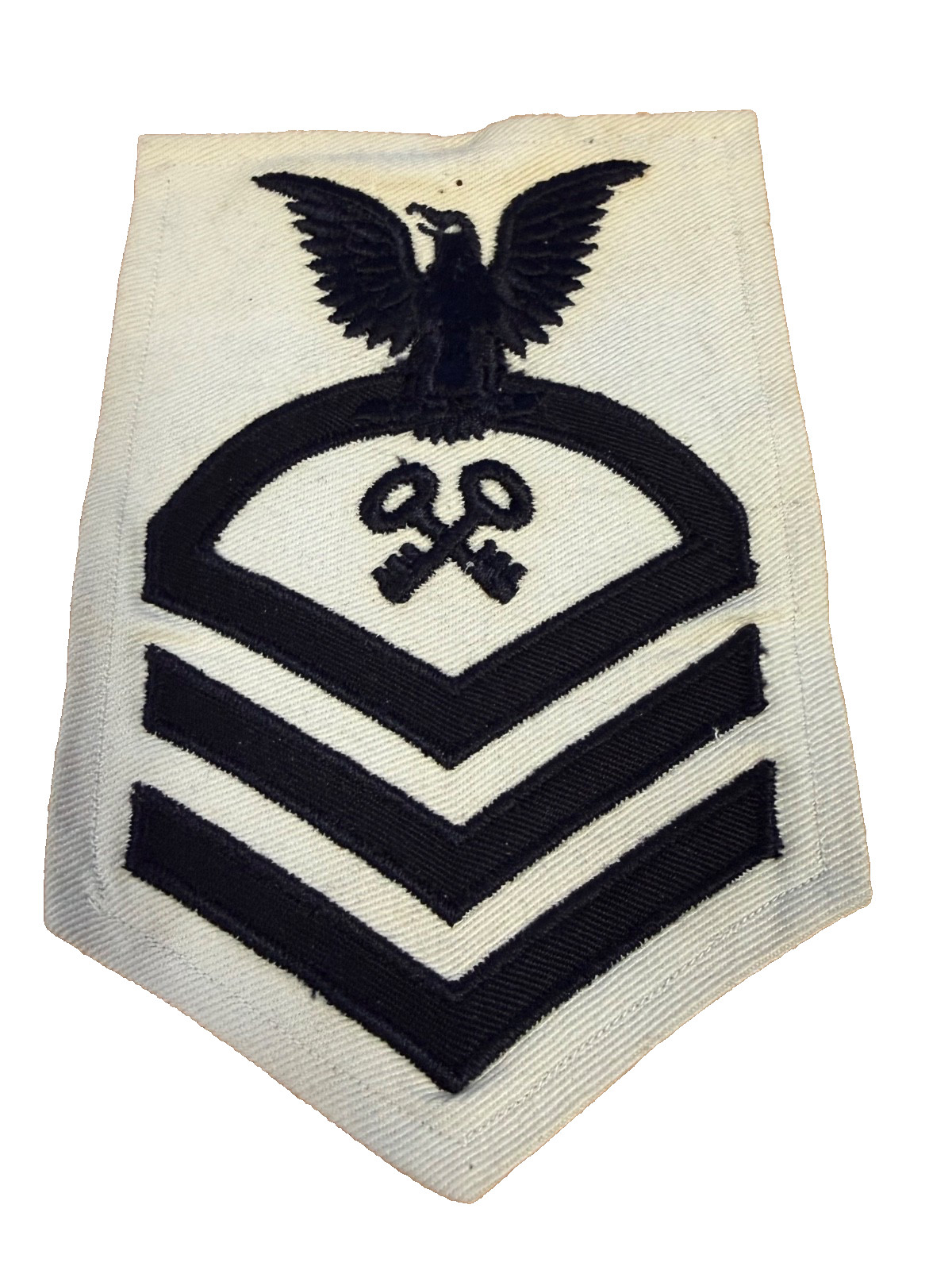 WWII USN Navy CHIEF STOREKEEPER Dress White Rate by LIONA