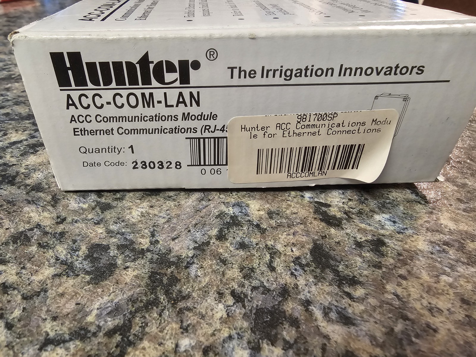 NEW HUNTER ACC-COM-LAN Ethernet Communication Module For Hunter ACC Controllers
