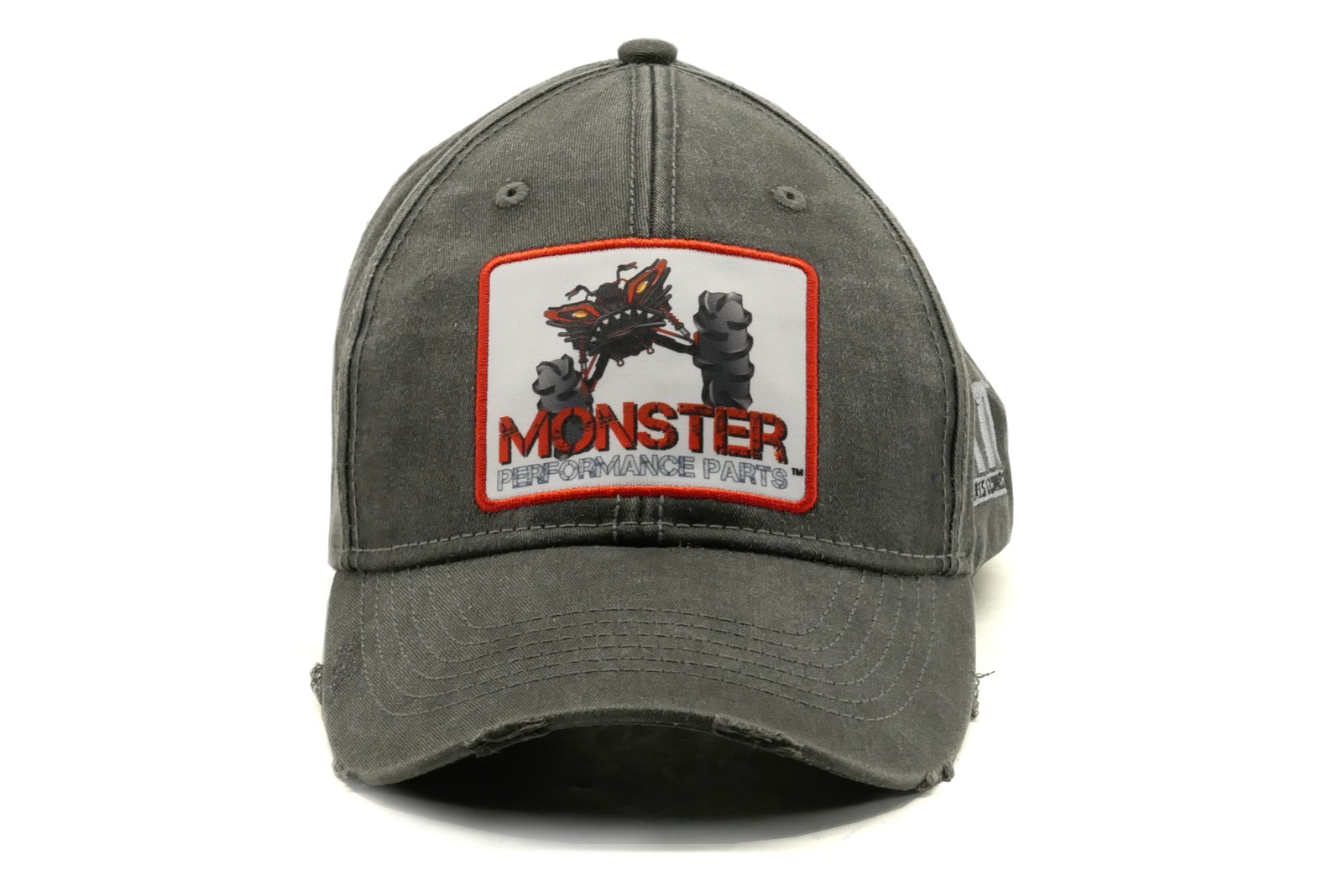 Monster Performance Baseball Cap Grey Adjustable All Weather Limited-Run