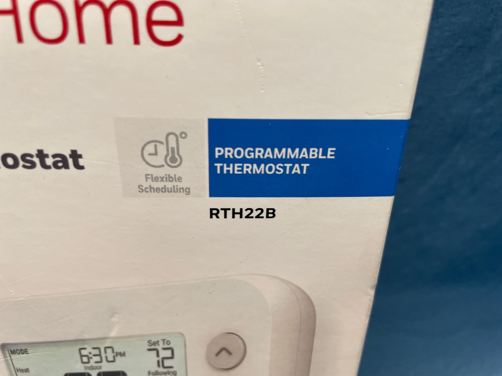Honeywell Home X2P Two-Stage Programmable Thermostat Model RTH22B