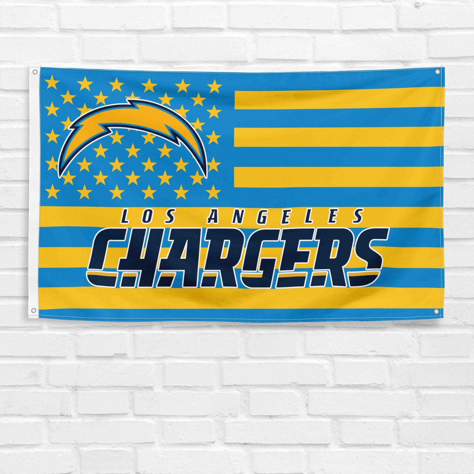 For Los Angeles Chargers Football Fans 3x5 ft American Flag Gift Banner