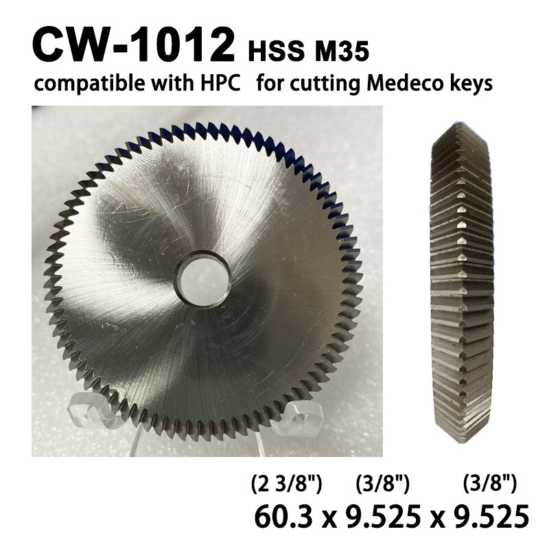 CW-1012 Inch HSS M35 Compatible with HPC Key Cutting Machine For Medeco Cam Lock