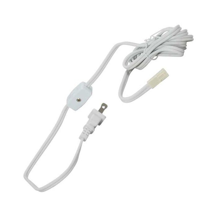 6 ft. Connector Cord ROLL SWITCH White Max. 25 watts