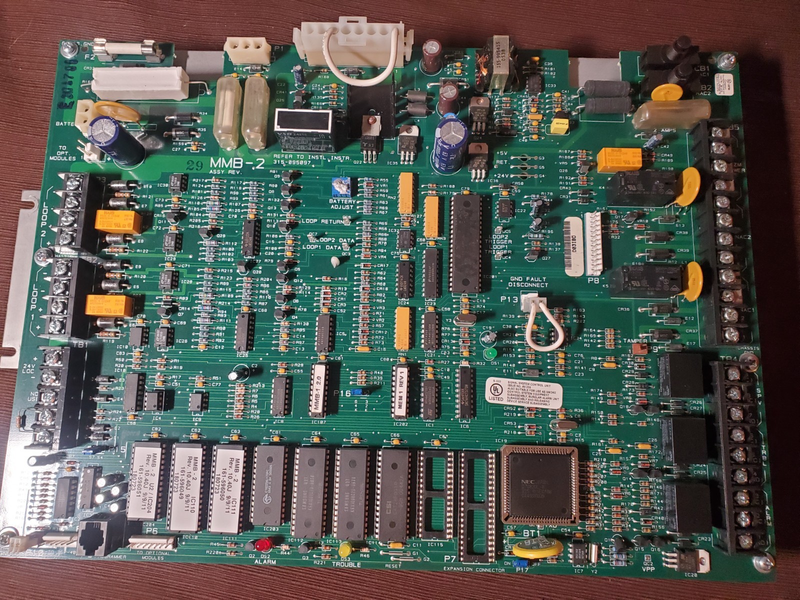 Siemens MMB-2 Fire Alarm Control Panel