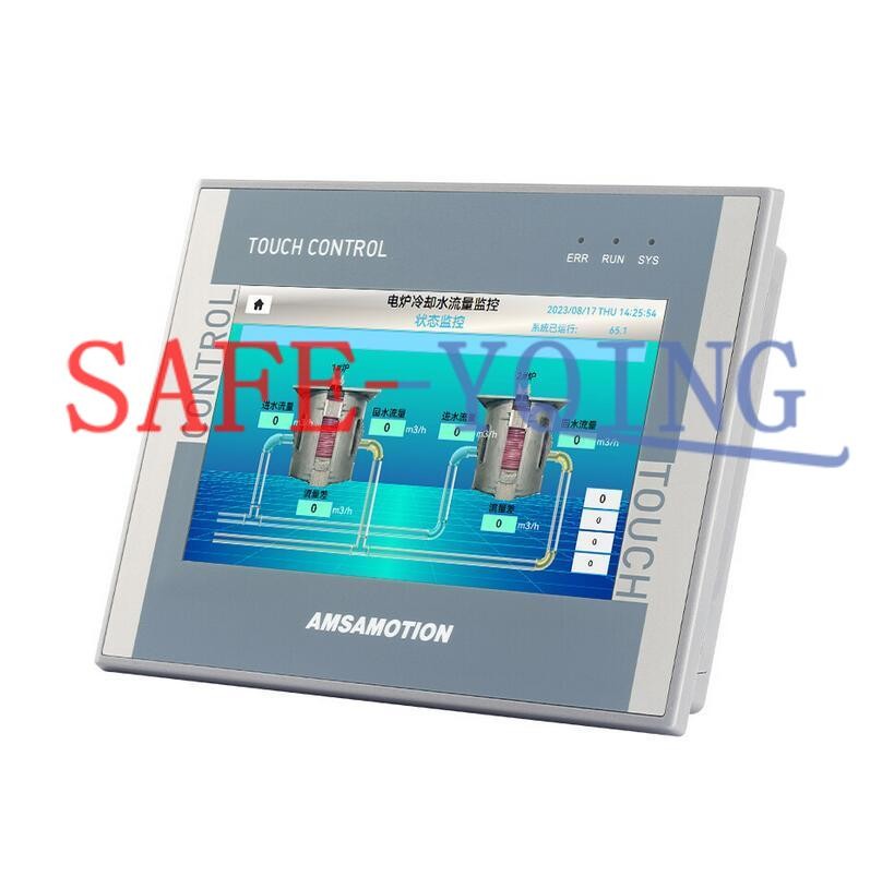 AMSAMOTION 7 Inch HMI PLC All-in-One FX3U Ethernet AMX-HM7A-32MR Touch screen