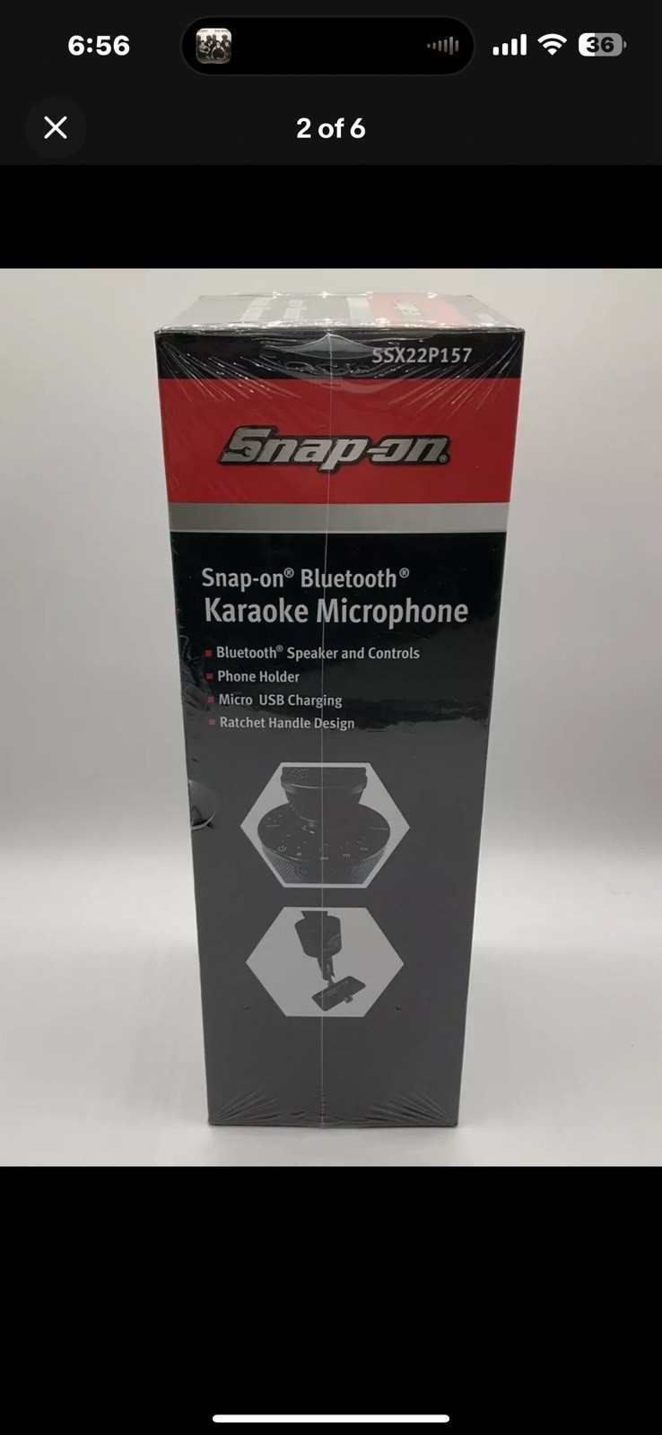 New Snap-On Bluetooth Karaoke Microphone Bluetooth Microphone SSX22P157